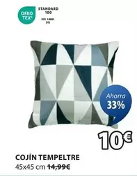 Oferta de Standard - Cojin Tempeltre por 10€ en JYSK