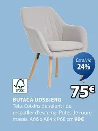 Oferta de Butaca Udsbjerg por 75€ en JYSK