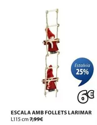 Oferta de Escala Amb Follets Larimar por 6€ en JYSK