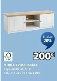 Oferta de Moble Tv Markskel por 200€ en JYSK