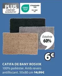 Oferta de Plus - Catifa De Bany Rosvik por 6€ en JYSK