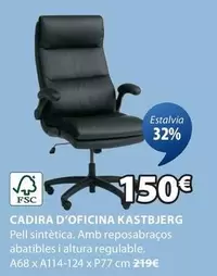 Oferta de Cadira D'oficina Kastbjerg por 150€ en JYSK