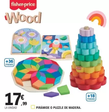 Oferta de Fisher-Price - Piramide O Puzzle De Madera por 17,99€ en E.Leclerc