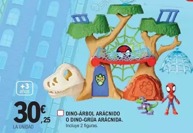 Oferta de Dino-arbol Arácnido O Dino-griua Aracnida por 30,25€ en E.Leclerc