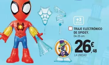 Oferta de Traje Electrónico De Spidey por 26,48€ en E.Leclerc