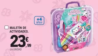 Oferta de Maletín De Actividades por 23,99€ en E.Leclerc