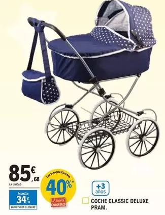 Oferta de Deluxe - Coche Classic  Pram por 85,68€ en E.Leclerc