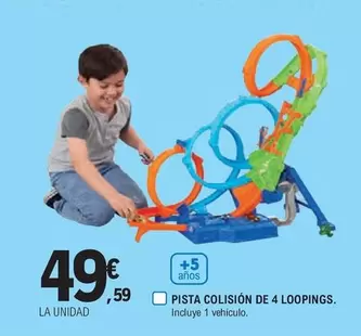 Oferta de Pista Colisón De 4 Loopings por 49,59€ en E.Leclerc