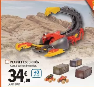 Oferta de Playset Escorpion por 34,98€ en E.Leclerc