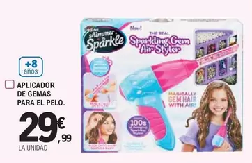 Oferta de Applicador De Gemas Para El Pelo por 29,99€ en E.Leclerc