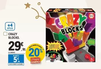 Oferta de Crazy Blocks por 29,91€ en E.Leclerc