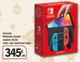 Oferta de Nintendo - Consola Switch Modelo OLED Color Rojo Neon/azul Neon por 345€ en E.Leclerc