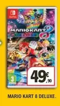 Oferta de Nintendo SWITCH - Mario Kart 8 Deluxe por 49,9€ en E.Leclerc