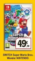 Oferta de Super Mario Bros. Wonder por 49,9€ en E.Leclerc