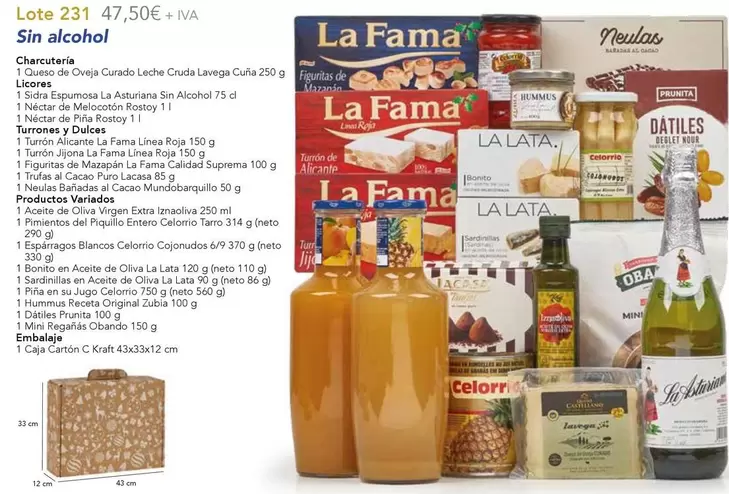 Oferta de La Fama - Lote 231 Sin Alcohol por 47,5€ en E.Leclerc