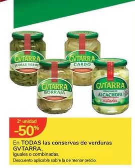 Oferta de Gvtarra - En Todas Las Conservas De Verduras en Carrefour Express