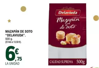 Oferta de Delaviuda - Mazapan De Soto por 6,75€ en E.Leclerc