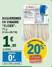 Oferta de Eliges - Boquerones En Vinagre por 1,8€ en E.Leclerc