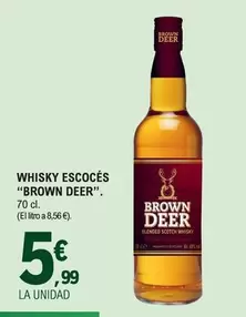 Oferta de Brown Deer - Whisky Escoces por 5,99€ en E.Leclerc