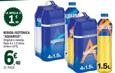 Oferta de Aquarius - Bebida Isotónica por 6,4€ en E.Leclerc