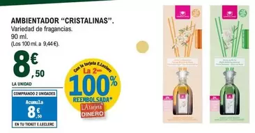 Oferta de Cristalinas - Ambientador por 8,5€ en E.Leclerc