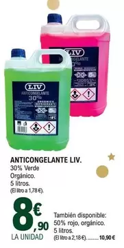 Oferta de LIV - Anticongelante por 8,9€ en E.Leclerc