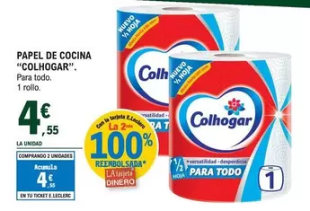 Oferta de Colhogar - Papel De Cocina por 4,55€ en E.Leclerc