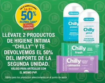 Oferta de Chilly -  Productos De Higiene Íntima en E.Leclerc