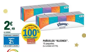 Oferta de Kleenex - Pañuelos por 2,49€ en E.Leclerc