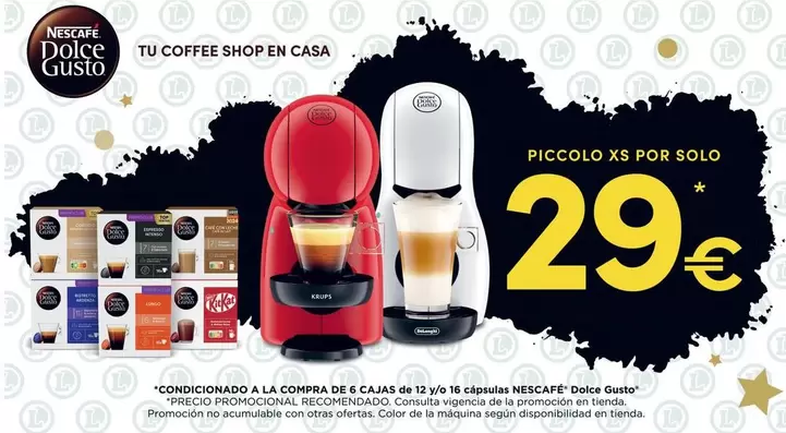 Oferta de Nescafé - Dolce Gusto por 29€ en E.Leclerc