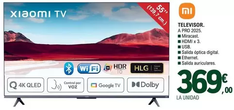 Oferta de Xiaomi - Televisor por 369€ en E.Leclerc