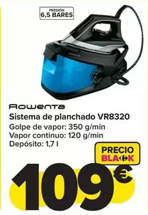 Oferta de Rowenta - Sistema De Planchado VR8320 por 109€ en Carrefour