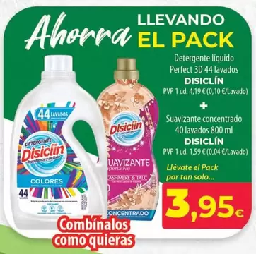 Oferta de Disiclin - Suavizante Concentrado por 3,95€ en Spar Tenerife