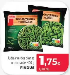 Oferta de Findus - Judias Verdes Planas O Troceadas por 1,75€ en Spar Tenerife