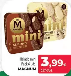 Oferta de Magnum - Helado Mini Pack 6 Uds. por 3,99€ en Spar Tenerife