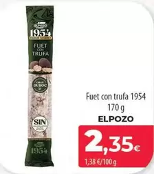 Oferta de Elpozo - Fuet Con Trufa por 2,35€ en Spar Tenerife