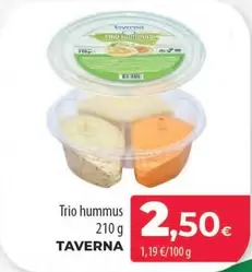 Oferta de Trio Hummus por 2,5€ en Spar Tenerife