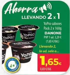 Oferta de Danone -  Yopro Sabores por 3,29€ en Spar Tenerife