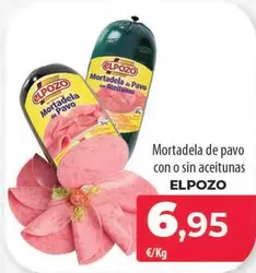 Oferta de Elpozo - Mortadela De Pavo Con O Sin Aceitunas por 6,95€ en Spar Tenerife