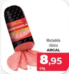 Oferta de Argal - Mortadela Clasica por 8,95€ en Spar Tenerife