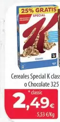 Oferta de Kellogg's - Cereales Special K Classic por 2,49€ en Spar Tenerife