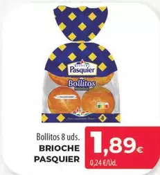 Oferta de Brioche Pasquier - Bollitos por 1,89€ en Spar Tenerife