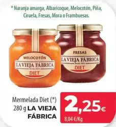 Oferta de La Vieja Fábrica - Mermelada Diet por 2,25€ en Spar Tenerife