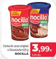 Oferta de Nocilla - Crema De Cacao Original O Chocoleche por 3,99€ en Spar Tenerife