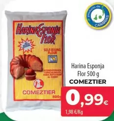 Oferta de Comeztier - Harina Esponja Flor por 0,99€ en Spar Tenerife