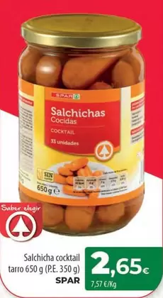 Oferta de Spar - Salchicha Cocktail Tarro por 2,65€ en Spar Tenerife