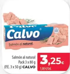 Oferta de Calvo - Salmón Al Natural por 3,25€ en Spar Tenerife