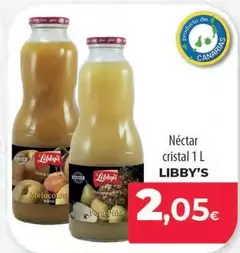 Oferta de Libby's - Néctar Cristal por 2,05€ en Spar Tenerife