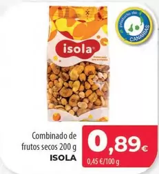 Oferta de Isola - Combinado De Frutos Secos por 0,89€ en Spar Tenerife