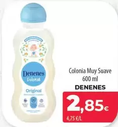 Oferta de Denenes - Colonia Muy Suave por 2,85€ en Spar Tenerife